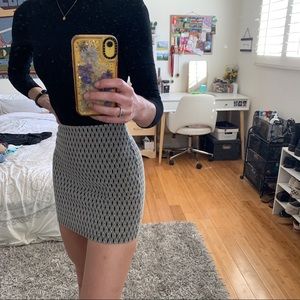 Zara Womens Knit Mini Bodycon Skirt